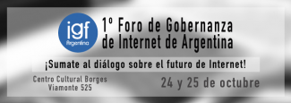 ¡Sumate al diálogo sobre el futuro de Internet! 24 y 25 de octubre ¡Sumate al diálogo sobre el futuro de Internet! 24 y 25 de octubre