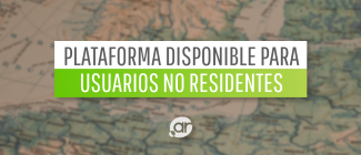 Plataforma disponible para Usuarios No Residentes Plataforma disponible para Usuarios No Residentes