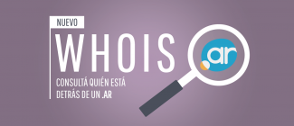 Nuevo Whois. Consultá quién está detrás de un .ar Nuevo Whois. Consultá quién está detrás de un .ar