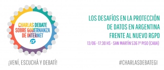 Charlas Debate sobre Gobernanza de Internet - Datos Personales Charlas Debate sobre Gobernanza de Internet